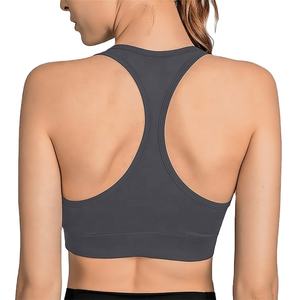 Women Soft Compression Full Supportive Yoga Sports Bra with Removable Cups - Product Image 1