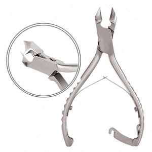 Coupe-ongles en acier inoxydable de haute qualité en forme de lune pour podologie et chiropodie, idéal pour les ongles épais des orteils et des doigts, OEM - Product Image 6