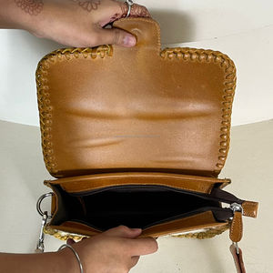 New Best Selling Cowhide Crossbody Bag for Women Tooled Genuine <b>Leather</b> Strap Checkerboard Flap Shoulder <b>Purse</b> Boutique Handbag - Product Image 6