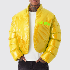 Chaquetas Acolchadas Personalizadas de Alta Calidad, Chaquetas de Nylon con Relleno de Burbujas, Diseño de Patchwork, Chaquetas Acolchadas Ligeras, Cálidas y Resistentes al Viento - Product Image 4