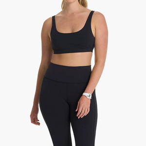 Soutien-gorge de sport pour femme en promotion – Haute qualité, extensible dans 4 directions, respirant, écologique, élasticité moyenne, XS personnalisable à l'avant - Product Image 1