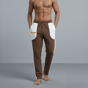 Pantalon de sport décontracté léger en polyester/coton imprimé, respirant, séchage rapide, écologique, pour la gym, vente en gros OEM personnalisée - Product Image 4