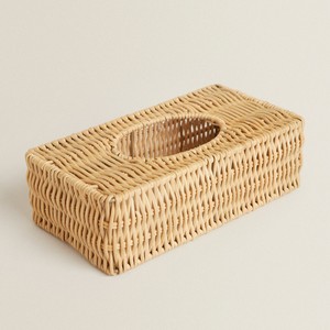Boîte à mouchoirs en rotin écologique, tressée à la main, pour serviettes en papier - Product Image 5