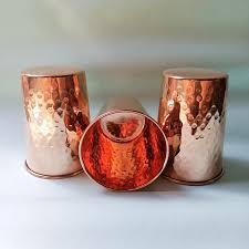 Gobelet en verre de cuivre, meilleur rapport qualité-prix, vaisselle ayurvédique, tasse à eau potable, fournisseur en gros pour l'exportation, Inde - Product Image 6