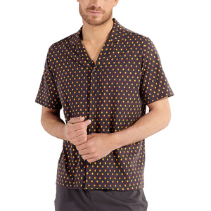 Ensemble de pyjama pour homme 100% coton uni, manches longues, boutons, vêtements de nuit, vêtements de détente avec poches, lavable en machine, tailles S-XL - Product Image 5