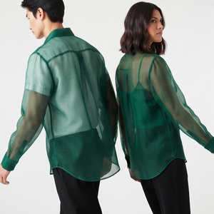 100% Polyester Sheer <b>Mesh</b> <b>Shirt</b> Unisex Summer Lightweight Quick Dry Blouse See Through <b>Shirts</b> Unisex - Product Image 5