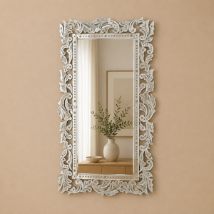 Miroir mural décoratif de style baroque vénitien vintage de luxe |   Miroir en verre orné antique pour la décoration murale intérieure du salon et de la chambre - Product Image 2