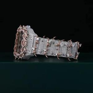 Montre Hip Hop Moissanite Iced Out pour Hommes – Fournisseur en Gros de Montres Bling - Product Image 5