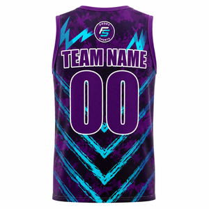 Maillot de basket personnalisé sans manches, sublimation, tenue d'équipe, marque privée, vêtements de sport, maillot sur mesure, fabricant OEM - Product Image 2