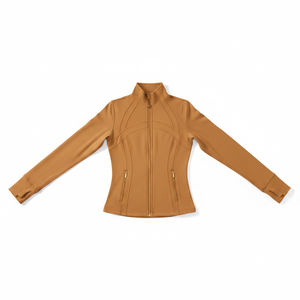 Women Sports <b>Jacket</b> Long Sleeve <b>Yoga</b> Fitness Custom Logo Slim Cut Nylon Spandex Activewear Gym wear training top pushup <b>jacket</b> - Product Image 2