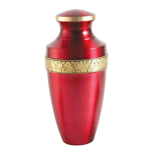 Urnas de Cremación para Adultos de Latón de Alta Calidad con Diseño Único, Acabado en Color Mármol Amarillo con Flores, para Cenizas Humanas - Product Image 4