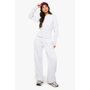 Survêtements personnalisés pour hommes et femmes, 100% coton, surdimensionnés, épais, respirants, en molleton. - Product Image 3