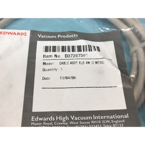 ชุดสายเคเบิล BOC Edwards D37207591 XLR 4W จำนวน 4 ชิ้น - อุปกรณ์และอะไหล่เซมิคอนดักเตอร์ระดับโลกที่เชื่อถือได้ - Product Image 3