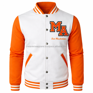 OEM Varsity <b>Jacket</b> With Custom Artwork Wholesale ODM <b>Baseball</b> <b>Jacket</b> With Embroidery And Private Labels - Product Image 2