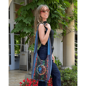 Borsa Hobo da Donna con Stampa Yin Yang - Product Image 5