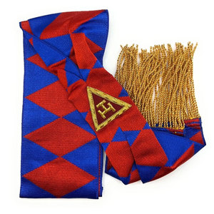 Fajas Masónicas Personalizadas con Costuras Finas, de Uso Formal Tradicional y Duraderas, Fajas Masónicas del Arco Real en Venta - Product Image 2