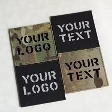 Nouveau style tendance, patch brodé thermocollé de haute qualité, coloré et économique, découpé au laser avec bords découpés au laser, personnalisable avec votre logo - Product Image 2