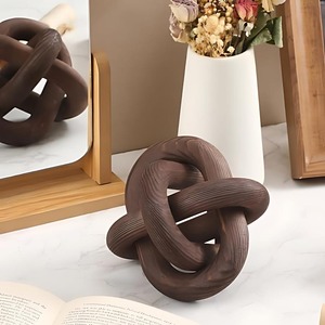 Eslabones de Cadena Redondos de Madera Pulida, Hechos a Mano, Ecológicos, para Decoración del Hogar, Fabricación de Joyería y Proyectos Creativos - Product Image 3