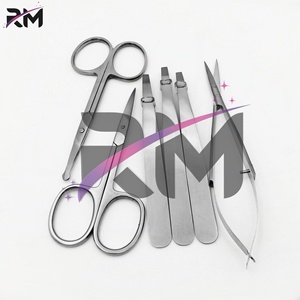 Pinzas Profesionales para Cejas de Acero Inoxidable RMI con Punta Inclinada para Manicura Cosmética, Ligeras y de Lujo - Product Image 6