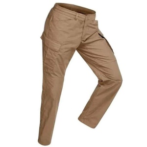 Pantalones Cargo para Hombre con Múltiples Bolsillos, Cintura Alta, Estilo Workwear, Tela de Lona de Peso Medio, Cierre de Botones, Corte Recto - Product Image 4