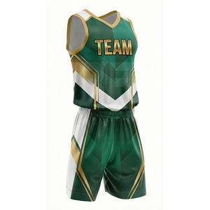 Uniforme de Baloncesto Personalizado para Escuela Secundaria, Conjunto Cosido, Uniforme de Baloncesto 2026, Bordado 3D en Relieve, Jersey de Baloncesto - Product Image 2