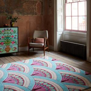 Contemporary Modern Organic Wool Hand Tufted Rug Set Pebble Design for Home Bedroom Outdoor Washable and for Kitchen Picnic - Product Image 3