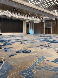 Tappeto di fabbrica personalizzato di alta qualità camere d'albergo sala riunioni sala banchetti in lana di nylon in fibra di bambù viscosa tappeto fatto a mano - Product Image 6