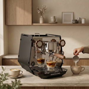 <span class=keywords><strong>Cafetera</strong></span> Espresso Profesional Comercial Barista <span class=keywords><strong>Express</strong></span> de un Grupo, <span class=keywords><strong>15</strong></span> <span class=keywords><strong>Bares</strong></span>, con Caldera Múltiple - Product Image 4