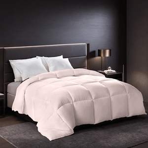 Lot de 2 inserts de couette surdimensionnés doux et moelleux roses, tissu respirant confortable, couettes en duvet conçues par Bo - Product Image 1