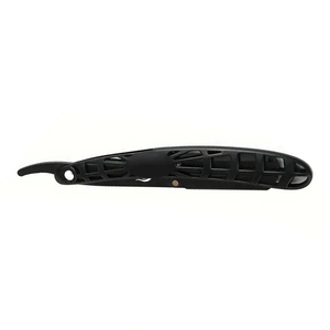 Wholesale Custom Logo Disposable Professional <b>Single</b> <b>Blade</b> Stainless Steel Barber <b>Razors</b> with White and Pink Plastic Handles - Product Image 1