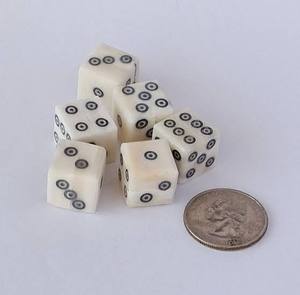 Ivory Bone <b>Dice</b> Handmade Natural Square Game Piece Eco Friendly Folk Art Craft Buffalo bone <b>Dice</b> - Product Image 4