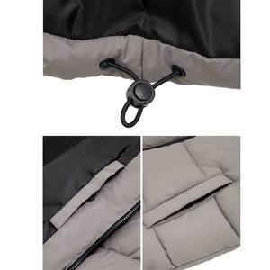 Blousons matelassés pour hommes de haute qualité, fermeture éclair intégrale, poches latérales, vêtements d'extérieur, blousons d'hiver élégants pour hommes, col montant - Product Image 6