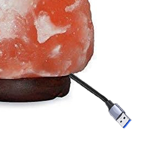 Premium USB <b>Mini</b> Himalayan Salt Lamps High Quality Natural Crystal Desk Lighting with Custom Logo OEM Service OEM Size Private - Product Image 2