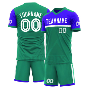 Uniforme de Fútbol Personalizado, Servicio OEM, Logotipo Frontal, 100% Poliéster, Secado Rápido, Antibacteriano, Ropa de Equipo 2026 - Product Image 1