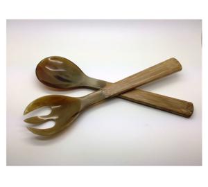 Ustensiles à salade de 11 pouces, écologiques, revêtus de résine, compatibles lave-vaisselle, pour la cuisine domestique, fabriqués en Inde, vente chaude - Product Image 1