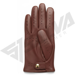 New Arrival Unisex Full Finger Leather <b>Gloves</b> High Quality for Winter Season Plain Style for Outdoor and Party Scenes - Product Image 3