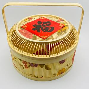 <b>Large</b> Size Handmade Bamboo <b>Basket</b> Natural Bamboo <b>Storage</b> <b>Basket</b> with Handle Lip Home Decoration Gift Wholesale Supplier - Product Image 3