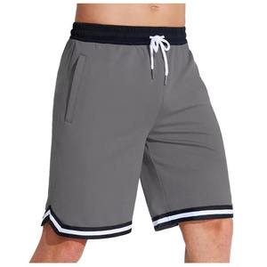 Pantalones cortos de felpa francesa para hombre, 100% algodón, lisos, al por mayor, con logotipo personalizado - Product Image 5
