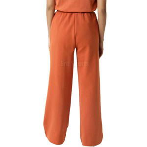 Pantalon évasé pour femme en coton/polyester, de haute qualité, coupe régulière, respirant, respectueux de l'environnement - Product Image 3