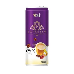Boîte de 250 ml de café Robusta 100% pur, expresso, OEM, ODM, fabricant de boissons à marque privée, fournisseur en gros - Product Image 1
