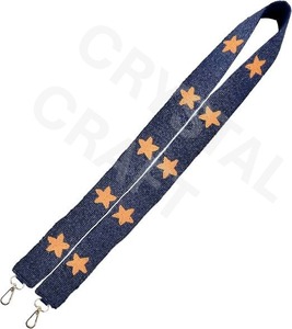 ตะขอเกี่ยวกระเป๋าถือแบบวินเทจประดับลูกปัด CRYSTAL CRAFT พร้อมลายปักนกอินทรี ปรับแต่งได้ เป็นมิตรกับสิ่งแวดล้อม สายสะพายทนทาน - Product Image 5
