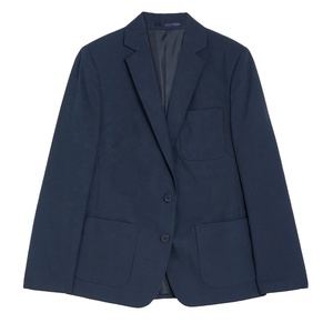 Compre Blazers Escolares Personalizados de Nuevo Estilo, Modelo de Dos Bolsillos, Hermosas Blusas Azules para Escuela Secundaria, 100% Algodón, Unisex para Adultos - Product Image 4