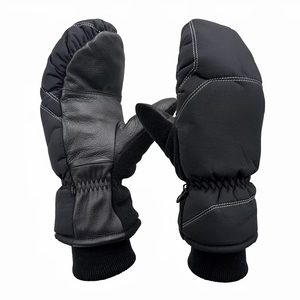 Gants chauffants isolés en polyester, coton et PU, mitaines de snowboard personnalisées pour hommes, gants de ski d'hiver avec imperméabilité 3M - Product Image 6