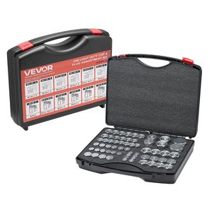 Kit di 64 Pezzi di Raccordi Idraulici DIN per Uso Industriale, Tappi e Accessori per Tubi, Set di 64 Utensili Idraulici - Product Image 1