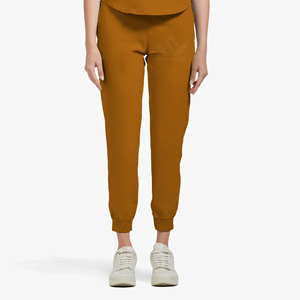 Ensemble de tenue médicale professionnelle pour femmes, col mandarin, haut à manches courtes, pantalon extensible, respirant, uniforme de travail pour infirmières et personnel de santé - Product Image 2