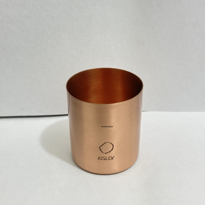 Copper Candle Jar With Custom Logo Brushed Finish Round Metal Candle Container for Scented Soy Wax DIY Candle Making Low Price - Product Image 5