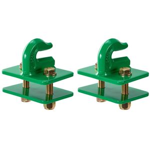 Ganchos de remolque de cubo de Tractor de 3/8 "de acero forjado de grado 70 con ganchos de agarre de placa de respaldo modelo D0100HRSC82 D0102HS00SX - Product Image 1