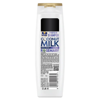 Sampo protein dengan susu kelapa dan rosemary, formula yang diperkaya untuk mengurangi kerontokan rambut, melembutkan, bebas paraben, 170 ml