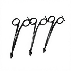Ensemble de 3 ciseaux de dissection SuperCut noirs Trepsat pour lifting facial, à pointe spatulée, instruments chirurgicaux manuels, 10 mm, 15 mm, 20 mm - Product Image 2
