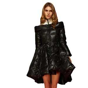 Veste matelassée chaude d'hiver pour femmes, veste rembourrée zippée légère et chaude pour femmes, veste matelassée personnalisée en gros - Product Image 6